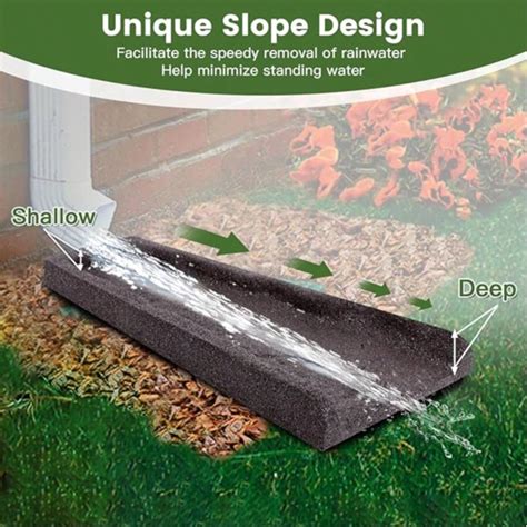 2 pièces Protège-éclaboussures de tuyau de descente, extensions ...