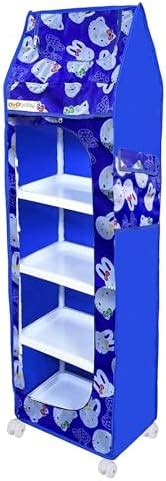 Buy FLIPZON Baby Wardrobe Plastic Multipurpose 6 Shelve, (Unbreakable ...