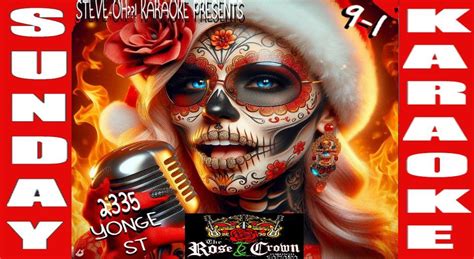 Steve-Oh Karaoke Sunday Karaoke @ The Rose & Crown, The Rose and Crown ...