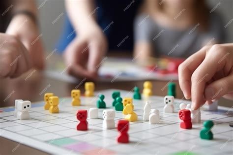 Premium Photo | Young people playing charades board games with ...
