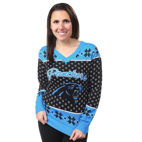 Carolina Panthers Womens Christmas Sweater | Carolina panthers shirt ...