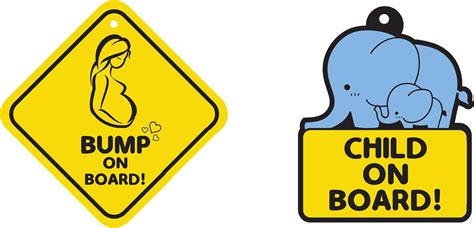 Buy BABBY NEST Baby on Board (Bump On Board, Baby elephant ...