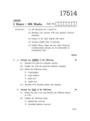 17514 2015 Summer Model Answer Paper - (Autonomous) (ISO/IEC - 27001 ...