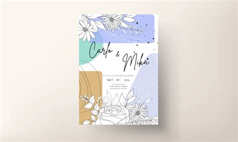 Image result for Simple Wedding Invitation Card Design