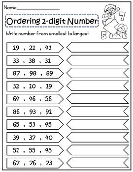 Image result for Two Didgit Numbers Ordering