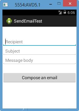 Image result for Android Email Tutorial