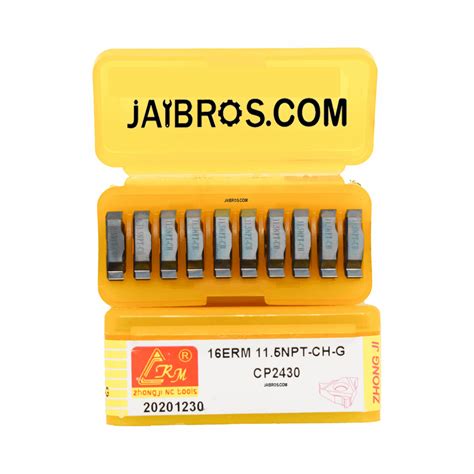 Buy Jaibros 16 ER/IR 11.5NPT Carbide Inserts - Pack of 10