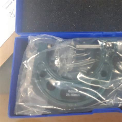 Jual Outside Micrometer Ukuran 25-50 x 0.01 mm Mikrometer Sekrup - Box ...