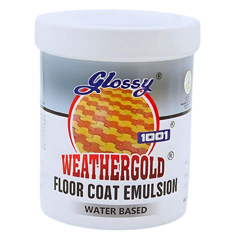 Weathergold Floor Coat Emulsion - Breathable, Non-Slip, Anti-Fungal, UV ...