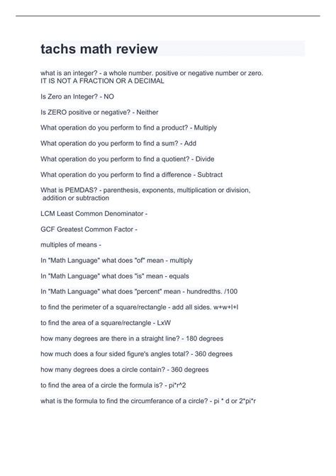 TACHS CHSEE Math and Ability Practice Test 2022 - TACHS CHSEE Math and ...