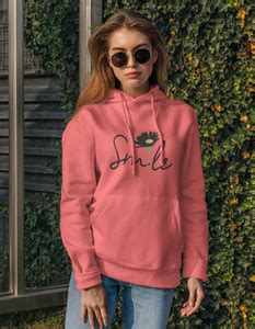 ClotheCraft Printed Hooded Neck Casual Women Pink Sweater - Buy ...