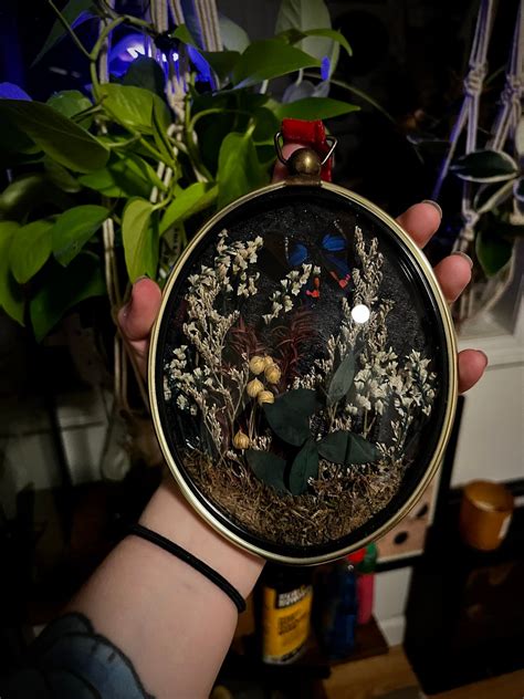 Antique Bubble Glass Frame