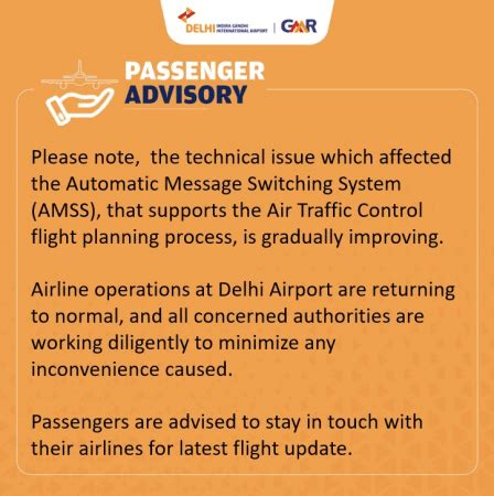 Technical Glitch At Delhi Airport Resolved, Flight Operations Returning ...