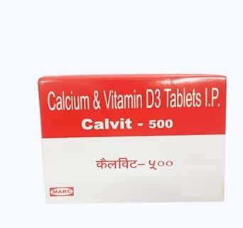 Calvit-500 - Strip of 15 Tablets : Amazon.in: Health & Personal Care
