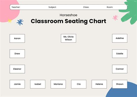 Page 2 - Customize 83+ Classroom Seating Charts Templates Online - Canva