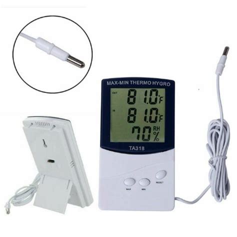 Buy LCD IndoorOutdoor Thermometer Digital Hygrometer Temperature ...