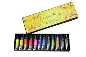 Sennelier lAquarelle French Artists Watercolour - Set 12 X 10ML Ideal ...