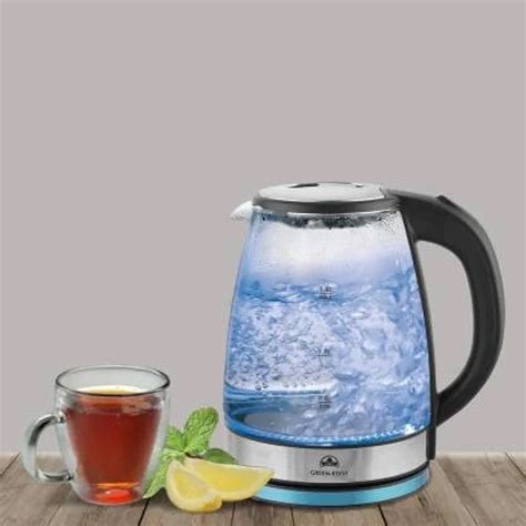 Kithome Electric Glass Kettle 1.8 liters boiler for Water, instant ...