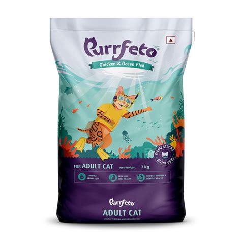 Purrfeto Chicken and Ocean Fish Cat Dry Food | Supertails