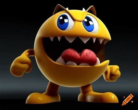 Iconic Pac-Man character from classic video game on Craiyon