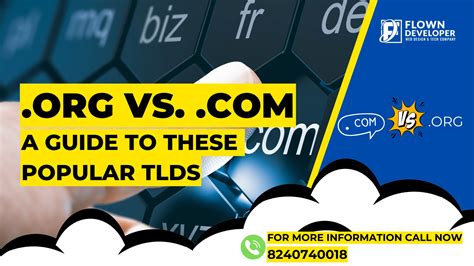.org vs. .com: A Guide to These Popular TLDs