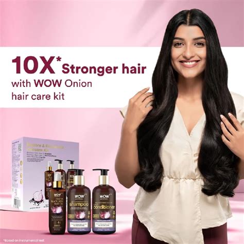WOW Skin Science Ultimate Onion Oil Hair Care Kit for Hair Fall Control ...