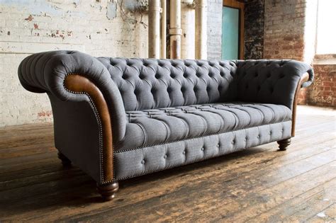 Sung Wood Art Chesterfield Sofa/Lazy Couch and Comfortable Sofa ...