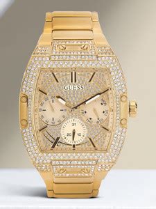 GUESS Multi-function Champagne Dial Analog Watch - For Men - Buy GUESS ...