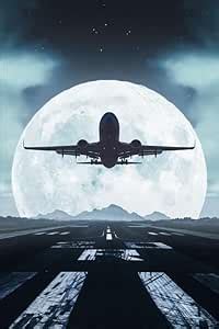 Airplane Poster for Room Wall Decoration, Unframed, Size - 12 X 18 ...