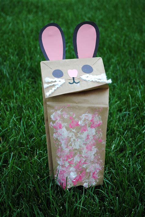 Easter Bunny Paper Bag Art Kindergarten