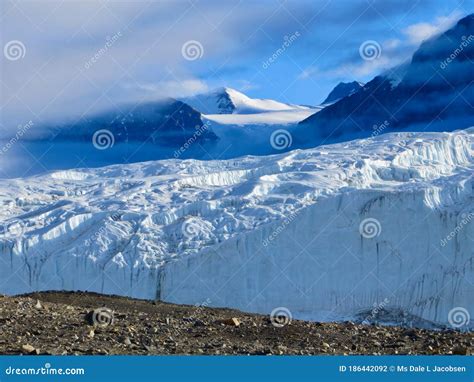 Closeup of Canada Glacier in the Taylor Dry Valley Antarctic Stock ...