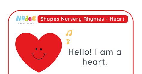 Heart - Shapes Nursery Rhymes & worksheets - Learning Shapes for kids
