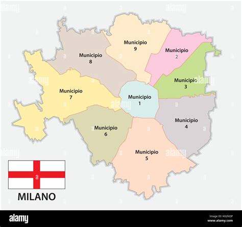 Milan map vector hi-res stock photography and images - Alamy