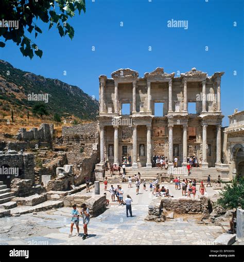 Library of Celsus, Ephesus, Turkey Stock Photo - Alamy