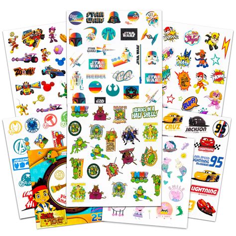 Buy Prizes for Kids Classroom Bulk Temporary Tattoos Assortment ...