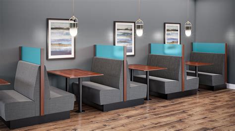 NL611 Bench with Back - Mid Century Design | Booths