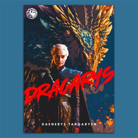 Dracarys Targaryen Poster – Frame Kro