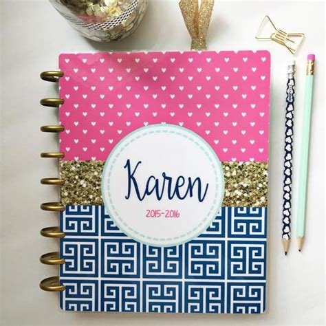 happy planner covers etsy