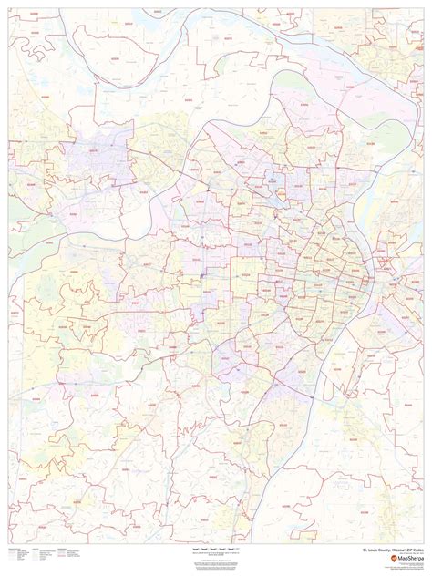 Metro St Louis Mo Zip Code Map