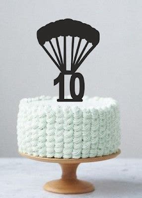 Font cake topper