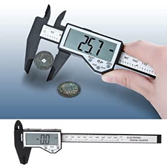 Digital Caliper Waterproof IP54 Large LCD Screen Carbon Fiber Vernier 0 ...