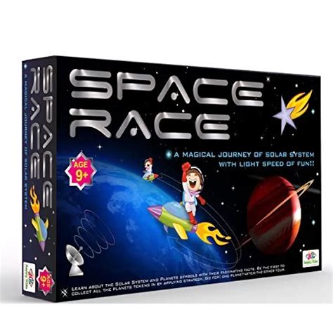 Educational Board Game Space Race for 8+ Kids: A Magical Journey of So ...