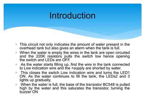 Image result for Project On Simple Water Level Indicator