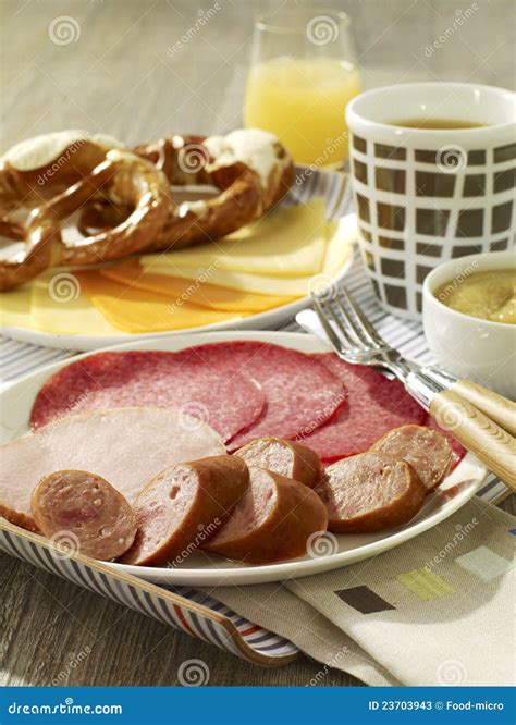 German breakfast stock image. Image of breakfast, cold - 23703943