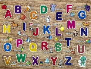 ZUMMY Alphabet 26 block Wooden Toys for Kids |Learning Toys Price in ...