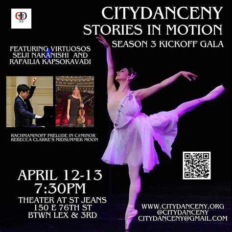 Stories in Motion, Theater at St. Jean, New York, 12 April 2024