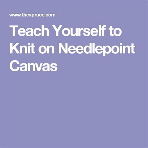 Image result for Tutorial On Needlepoint