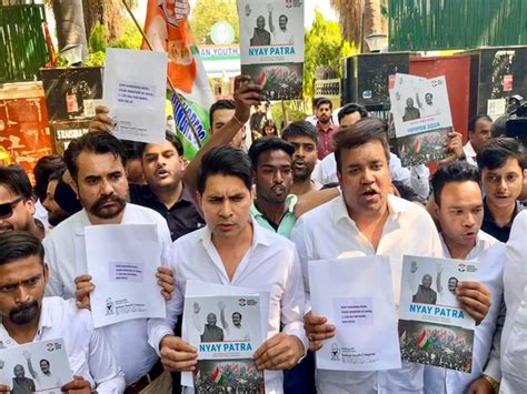 Irked by BJP's remark, Youth Congress leaders send copy of Constitution ...