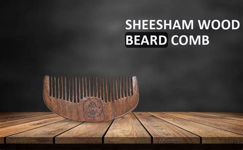 Buy Saint Beard Sheesham Wood Beard Comb Online at Low Prices in India ...
