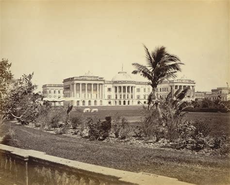 Government House from the Garden - Calcutta (Kolkata) 1865 - Old Indian ...